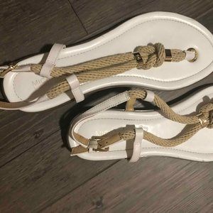 White Michael Kors sandals